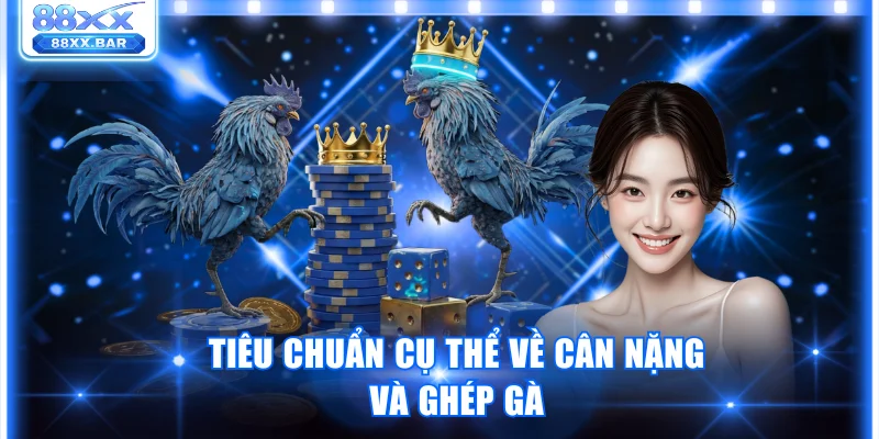 Tiêu chuẩn cụ thể về cân nặng và ghép gà 